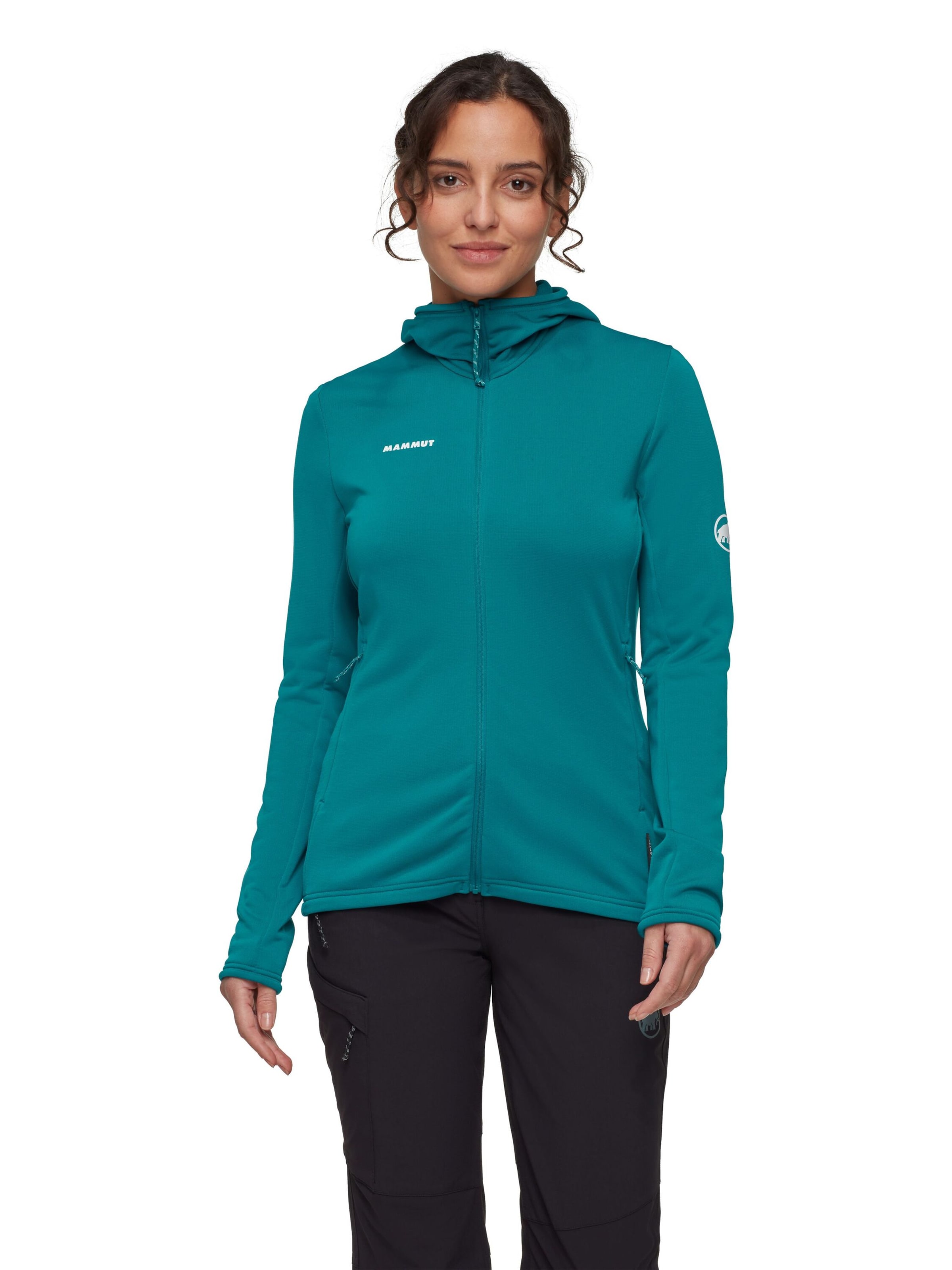 MAMMUT Fleecejacke 'ACONCAGUA LIGHT' in Grün: Vorderseite