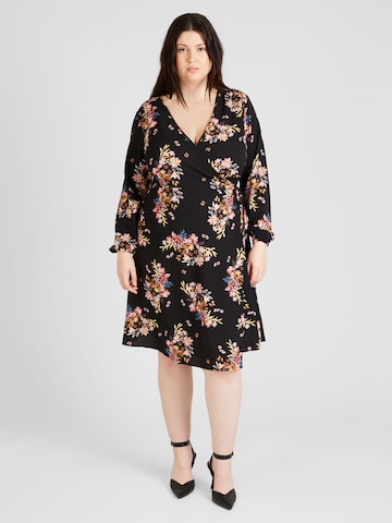 Robe 'LUX ELLIE LIFE' ONLY Carmakoma en noir : devant