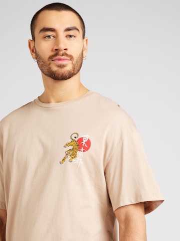 bēšs JACK & JONES T-Krekls 'BRADLEY NAGASAKI'