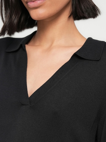 Calvin Klein Pletené šaty - Čierna