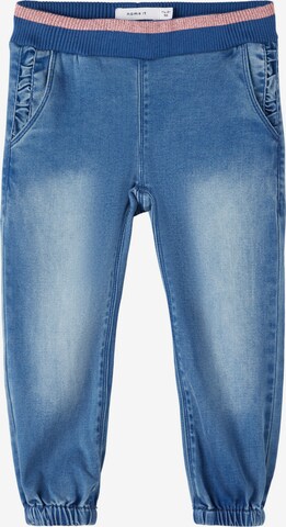 Tapered Jeans de la NAME IT pe albastru: față