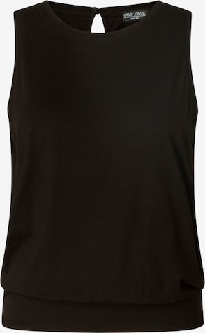 BASE LEVEL CURVY Top 'Yasmina' in Black: front