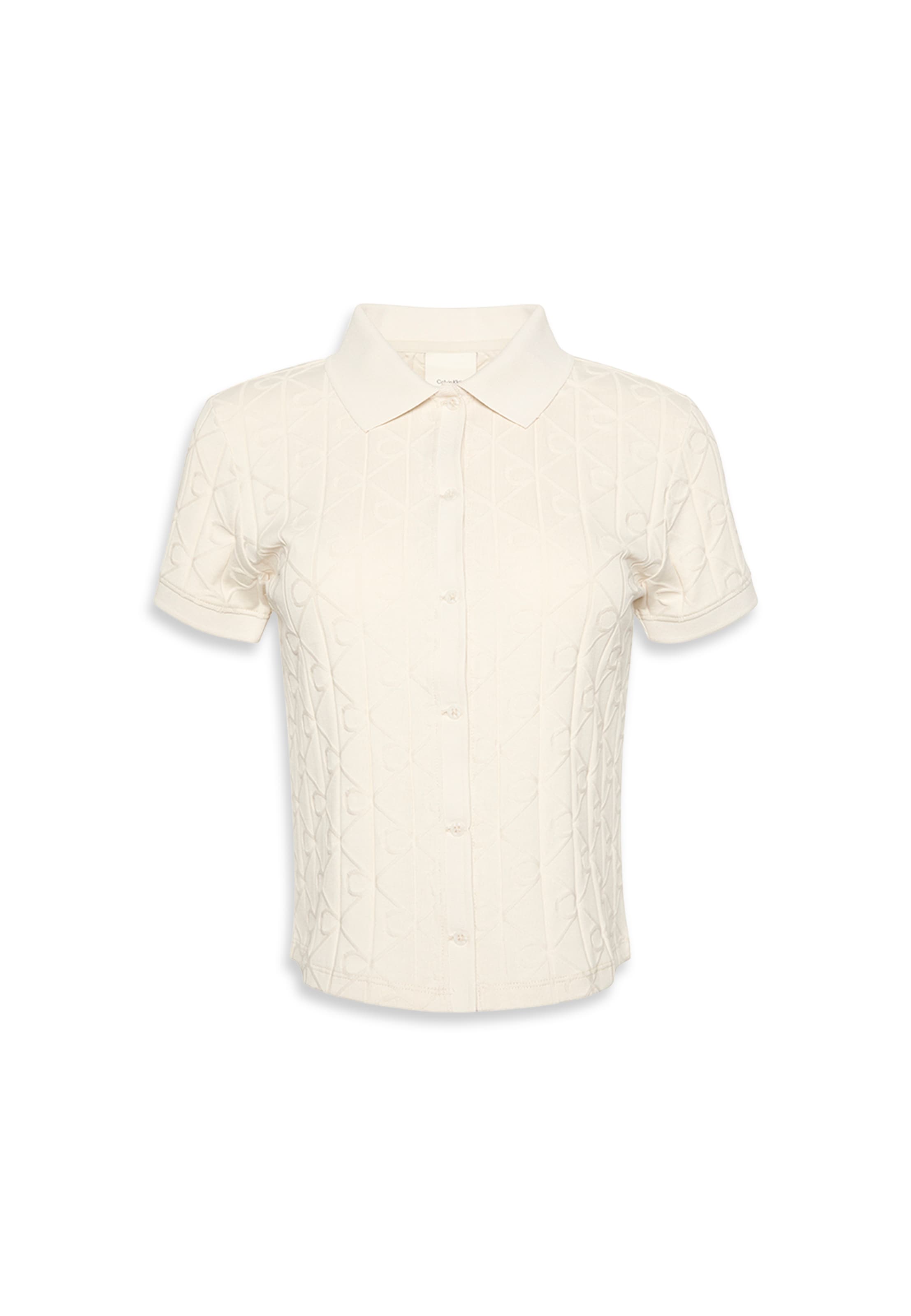 Calvin Klein Jeans Μπλούζα σε λευκό: μπροστά