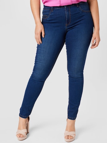 Noisy May Curve Jeans 'CALLIE' in Blauw: voorkant