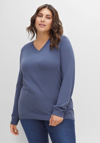 SHEEGO Sweater in Blue: front