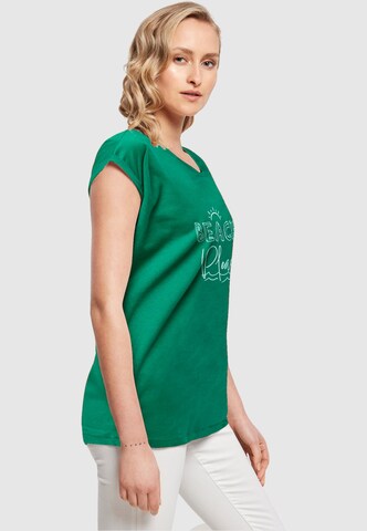Merchcode Shirt 'Beach Please' in Green