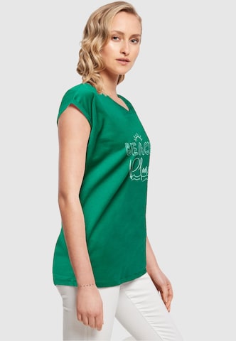 Merchcode Shirt 'Beach Please' in Groen