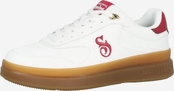 Sneaker low 'Courtside - Cali Dudez' de la SKECHERS pe alb: față