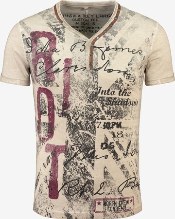 Key Largo Bluser & t-shirts 'Riot' i beige: forside