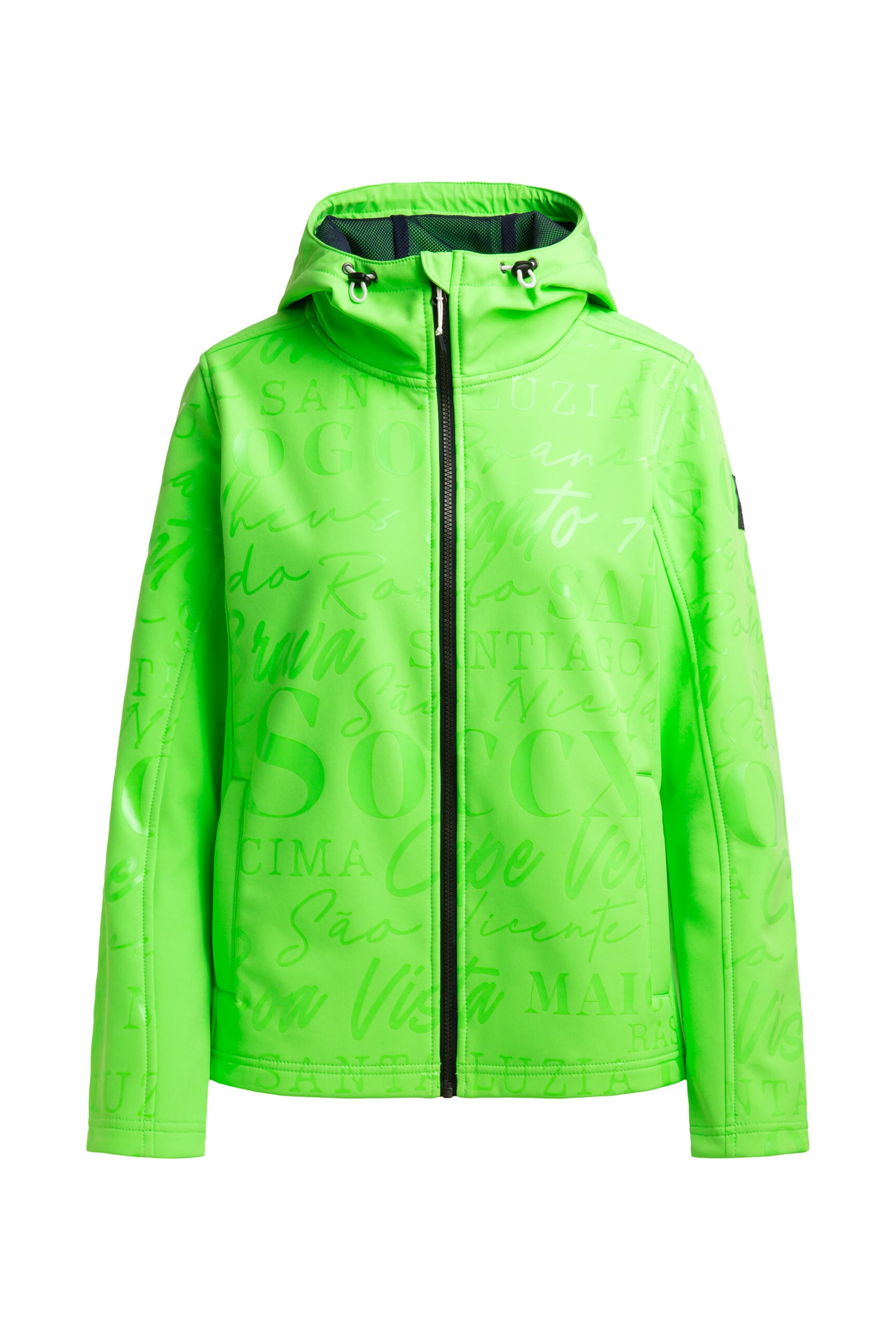 Soccx Performance Jacket in Green: front