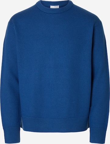 SELECTED Pullover i blå: forside