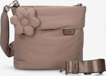 ZWEI Schoudertas 'Hannah' in Bruin: voorkant