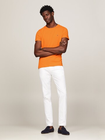 TOMMY HILFIGER Slim fit Μπλουζάκι σε πορτοκαλί