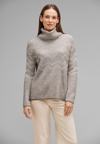 STREET ONE Sweater in Beige: front