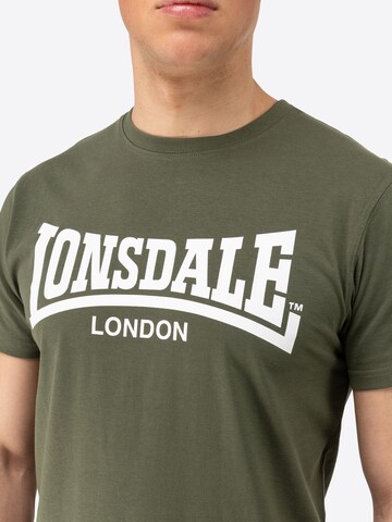 žalia LONSDALE Marškinėliai 'Fulwood'