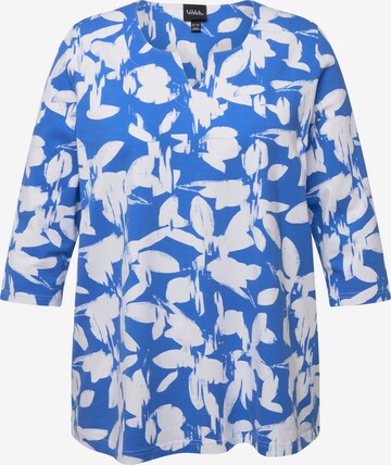 Ulla Popken Shirt in Blauw: voorkant