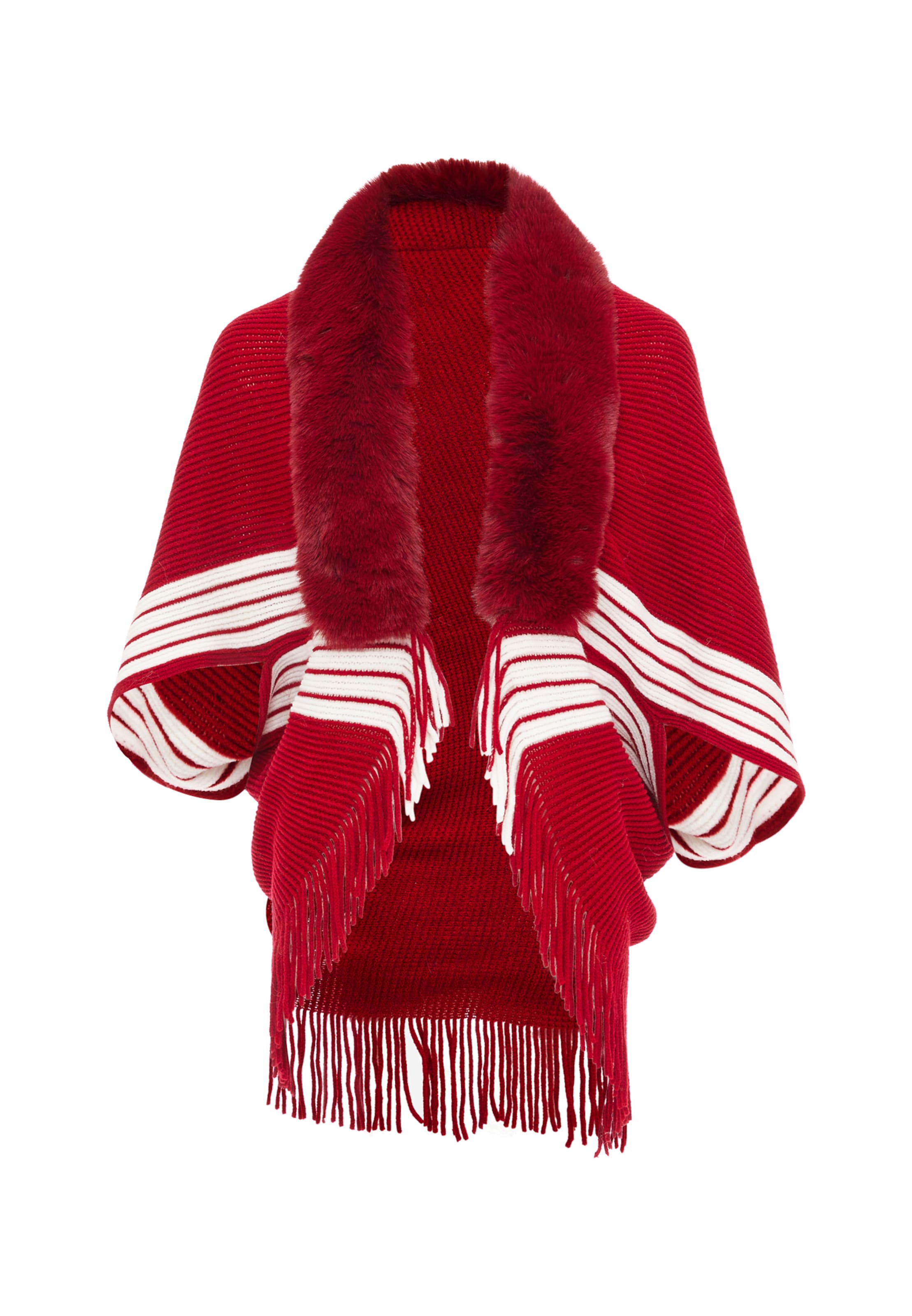 NALLY Cape in Rood: voorkant