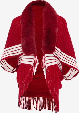 NALLY Cape in Rood: voorkant