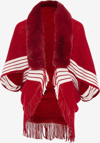 NALLY Cape in Rood: voorkant