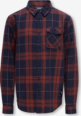 ONLY GIRLS Regular fit Overhemd 'MARTIN' in Blauw: voorkant