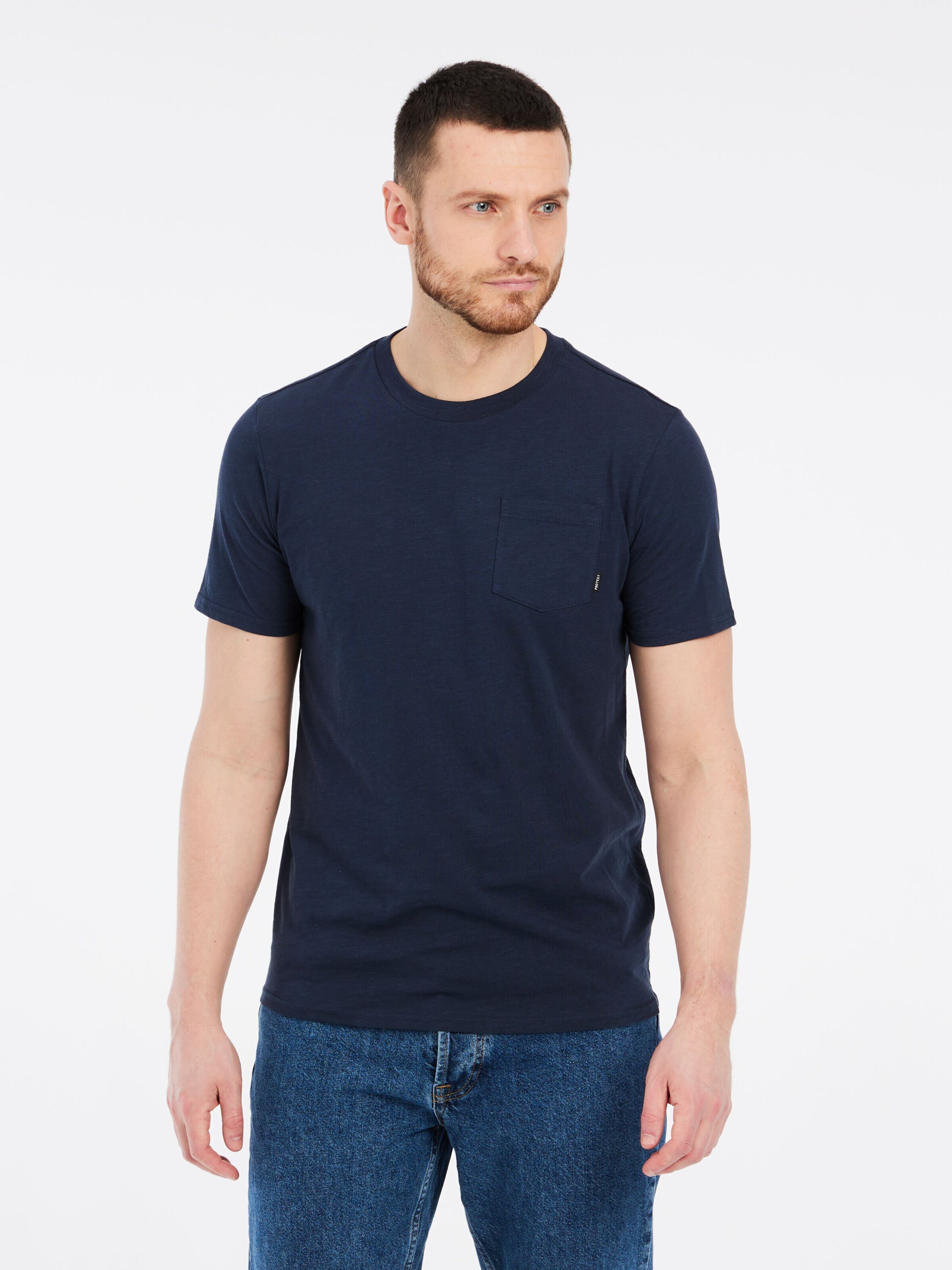 PROTEST Shirt 'PRTCruz' in Blue: front