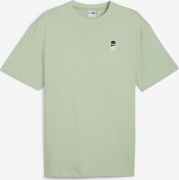 T-Shirt 'DOWNTOWN' PUMA en vert : devant