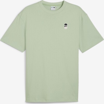 PUMA T-Shirt 'DOWNTOWN' in beige / grau / grün, Produktansicht