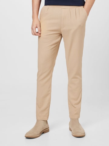 Regular Pantalon 'Chill' Kronstadt en beige : devant