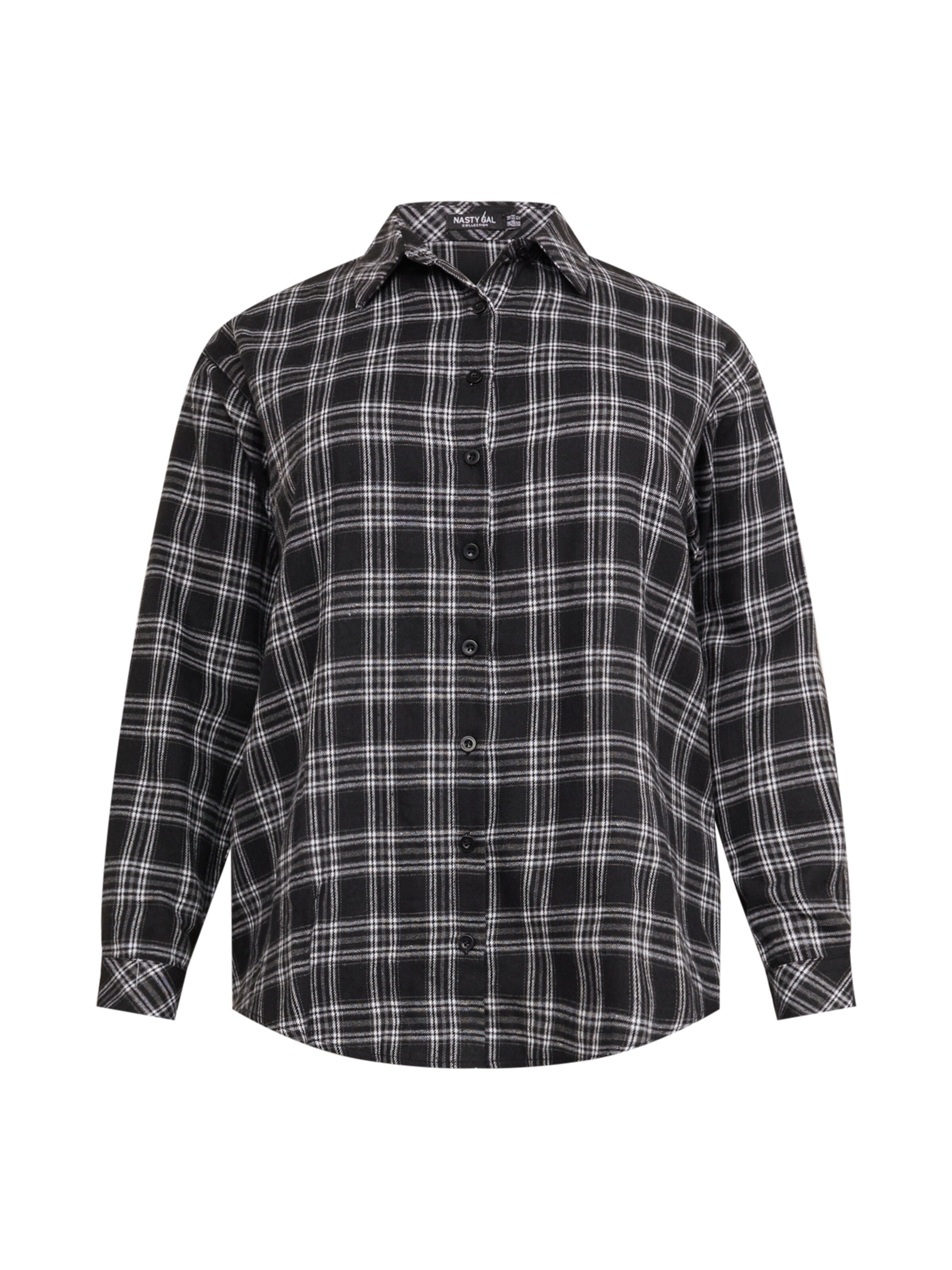 Nasty Gal Plus Blúzka - Čierna: predná strana