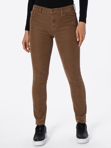 7 for all mankind Slim fit Pants 'ROXANNE' in Brown: front