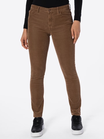 7 for all mankind Slimfit Hose 'ROXANNE' in Braun: predná strana