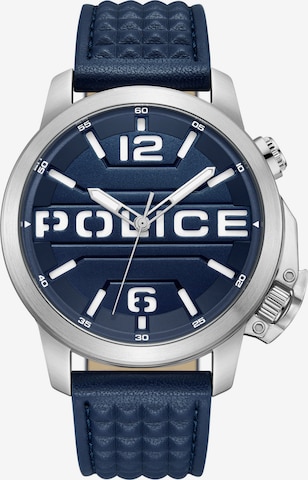 POLICE Analog Watch 'Automated' in Blue: front