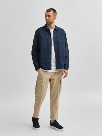 SELECTED Comfort fit Overhemd in Blauw