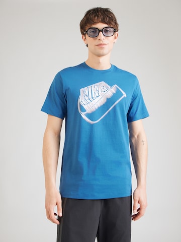 Nike Sportswear - Camisa 'FUTURA' em azul: frente