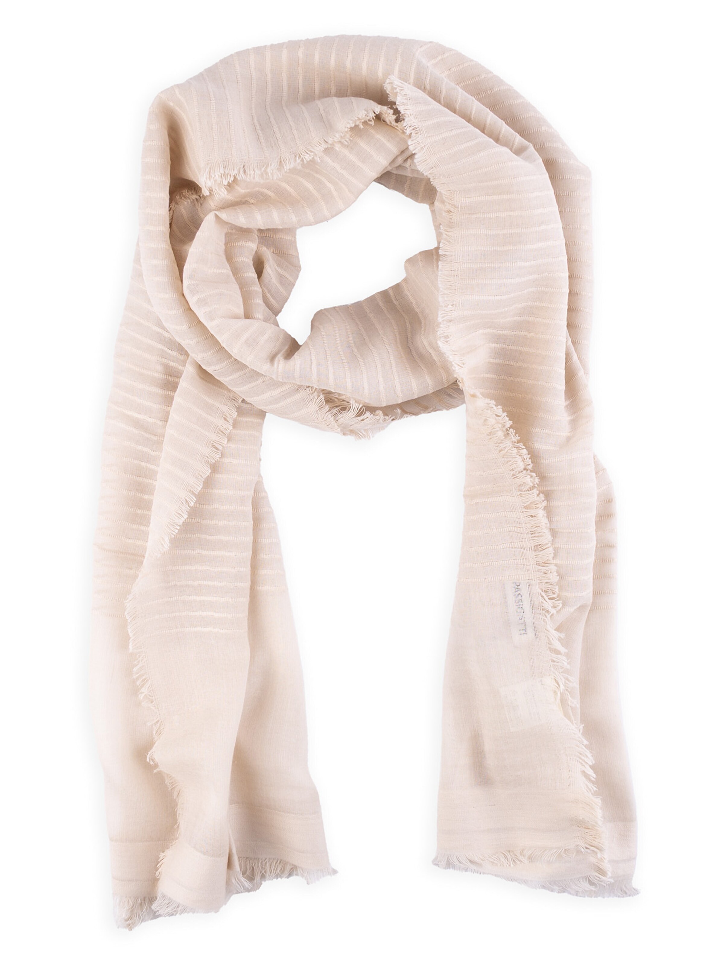 Passigatti Tuch 'Marineblauer Damenschal von Passigatti'‌‌‌‌‌‌‌‌ in Beige: Vorderseite