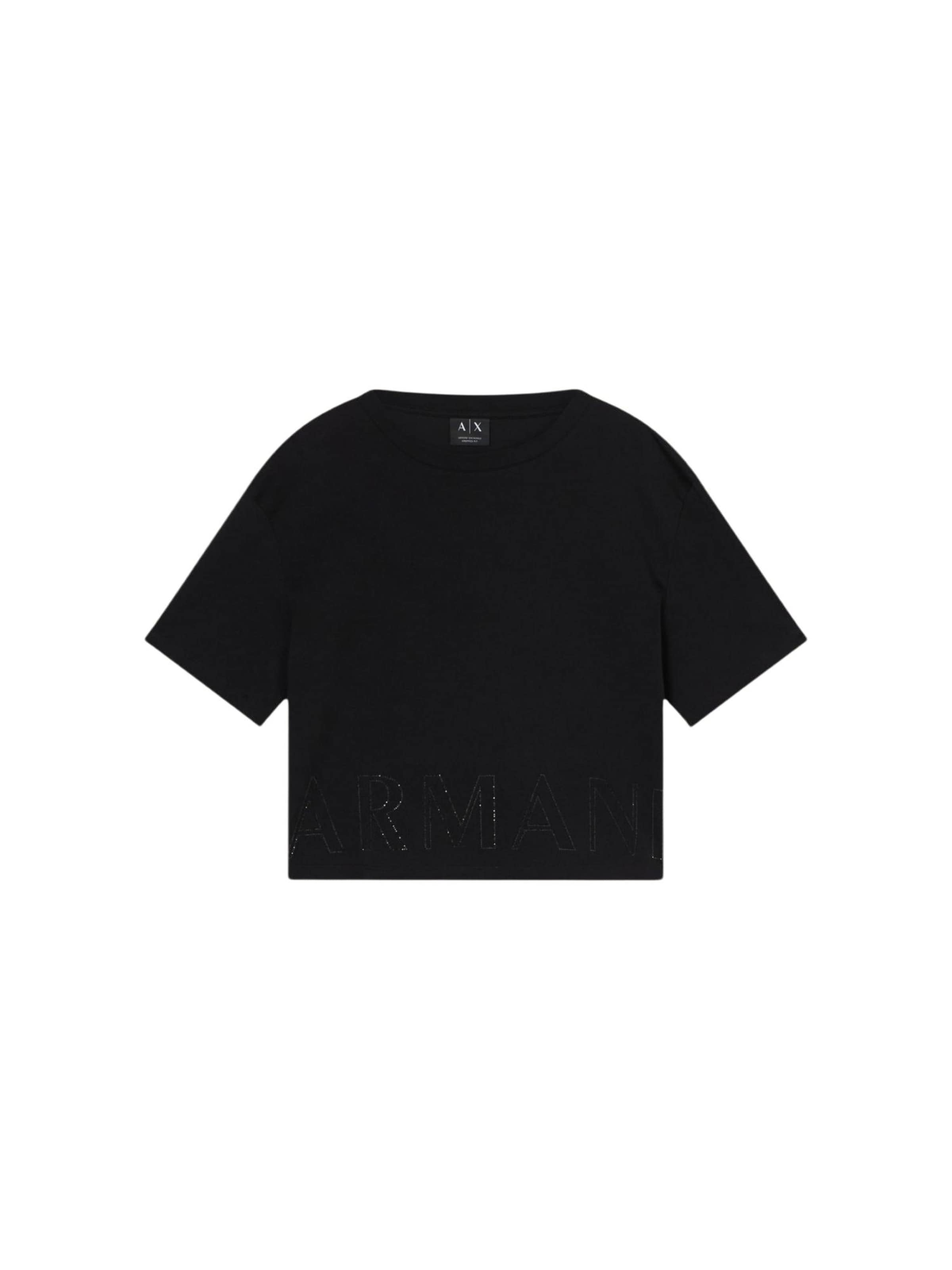 Maglietta 'XW001709 AF17172' in L ARMANI EXCHANGE di colore nero, Visualizzazione prodotti