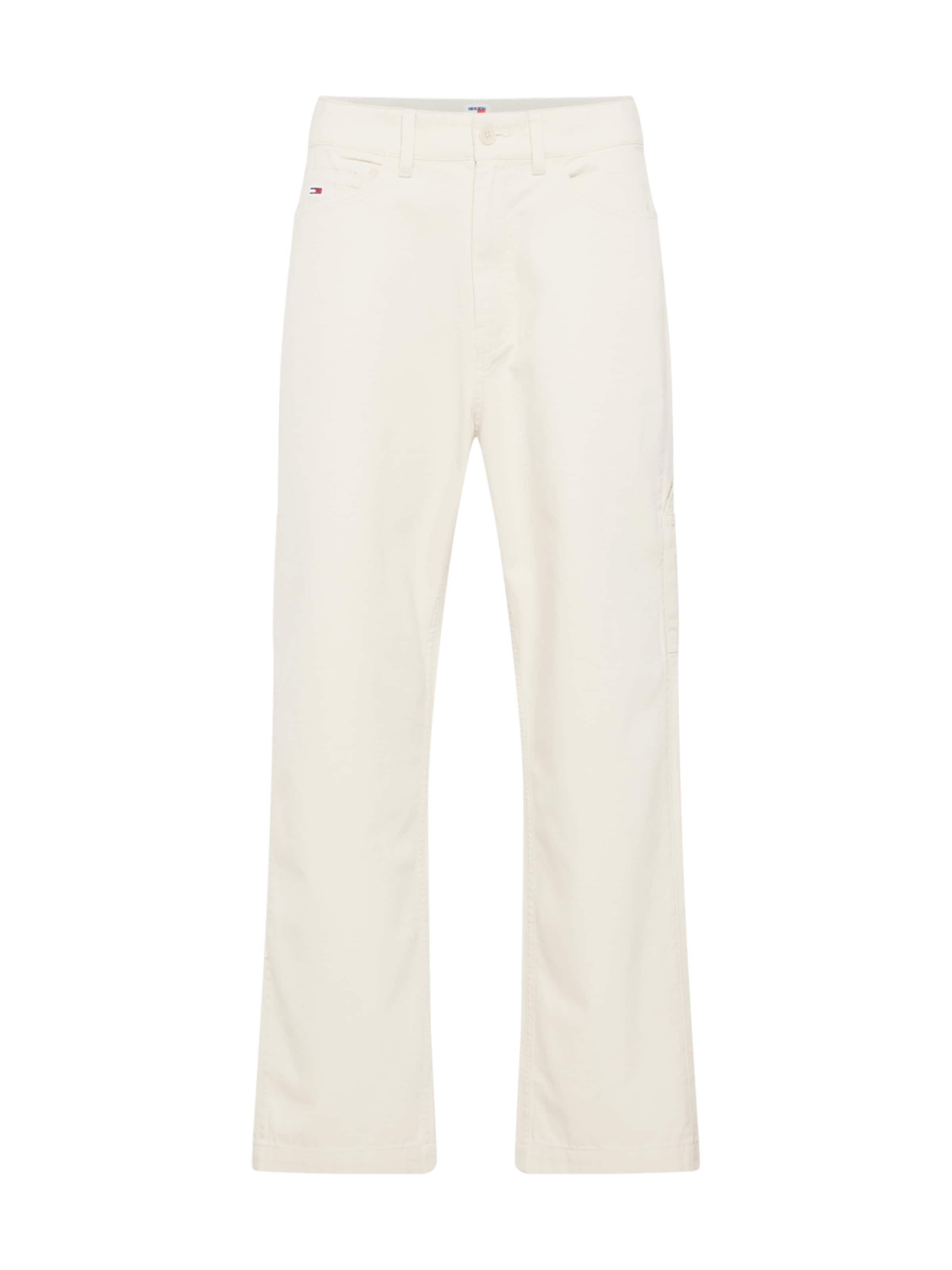 bēšs Tommy Jeans Vaļīgs piegriezums Bikses: no priekšpuses