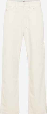 Loosefit Pantalon Tommy Jeans en beige : devant