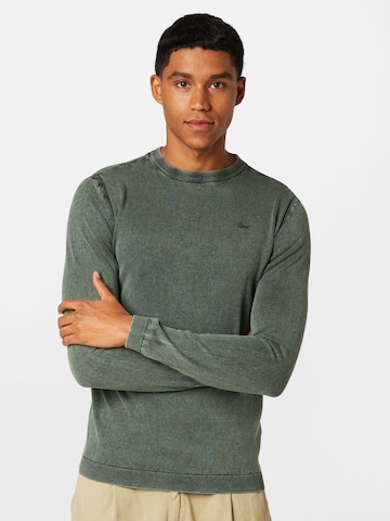 Petrol Industries Sweater in Green: front