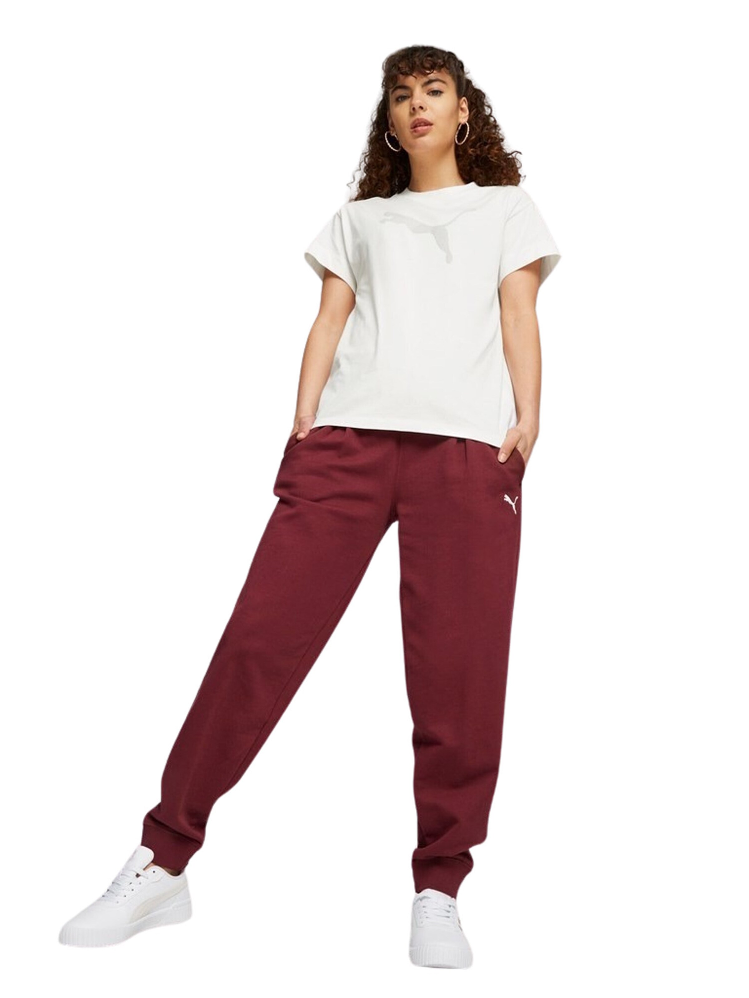 PUMA Funktionstopp 'Her' i vit