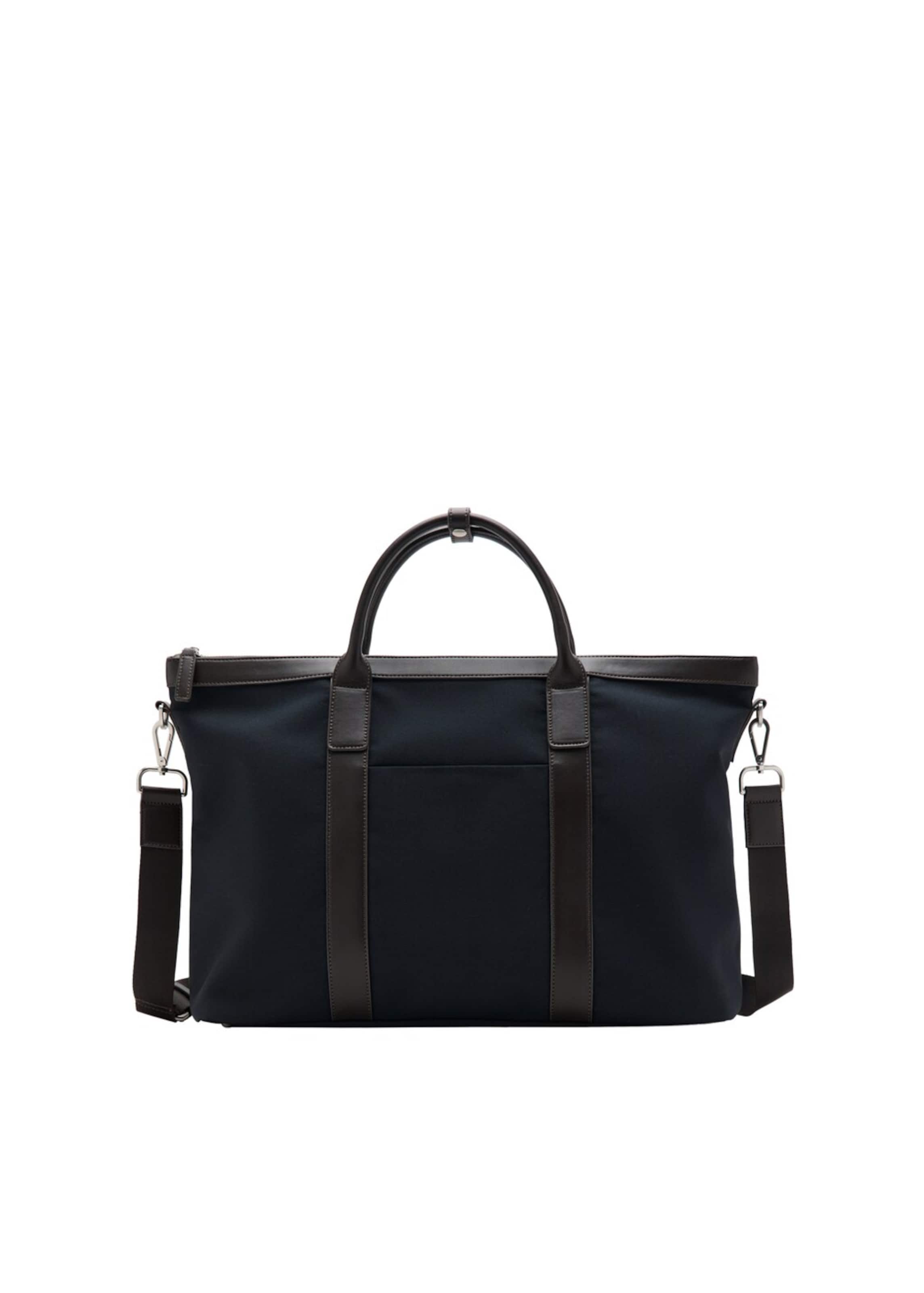 MANGO MAN Weekender 'Totesum' in Navy / Black, Item view