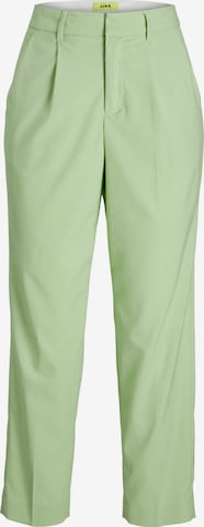 JJXX Kalhoty se sklady v pase 'Chloe' – zelená: přední strana