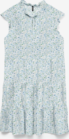 Vasarinė suknelė 'VMALBA' iš Vero Moda Petite, spalva – šviesiai mėlyna / žolės žalia / balta, Prekių apžvalga
