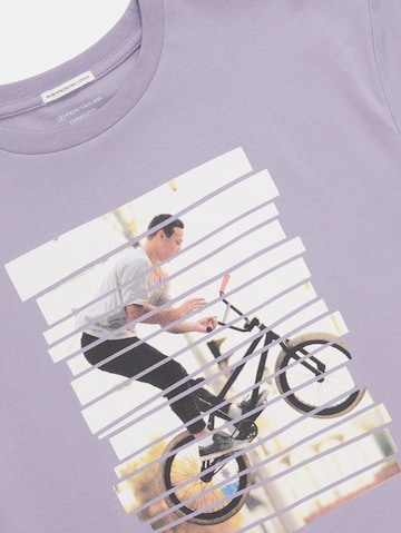 T-Shirt TOM TAILOR en violet