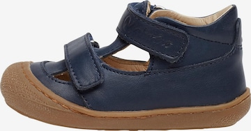NATURINO Offene Schuhe 'PUFFY' in Blau: Vorderseite