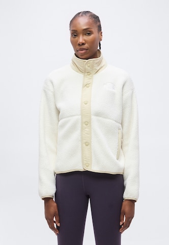 THE NORTH FACE Funktionsfleecejacke 'CRAGMONT' in Weiß: Vorderseite