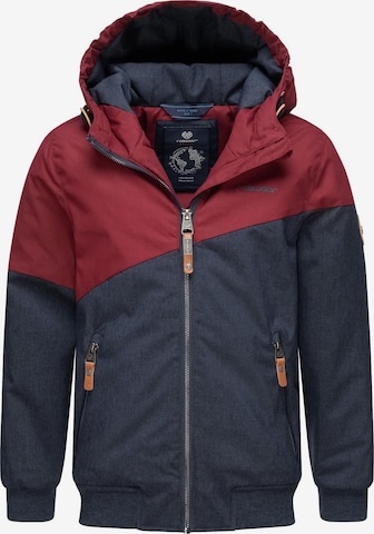 Ragwear Between-season jacket in Red: front