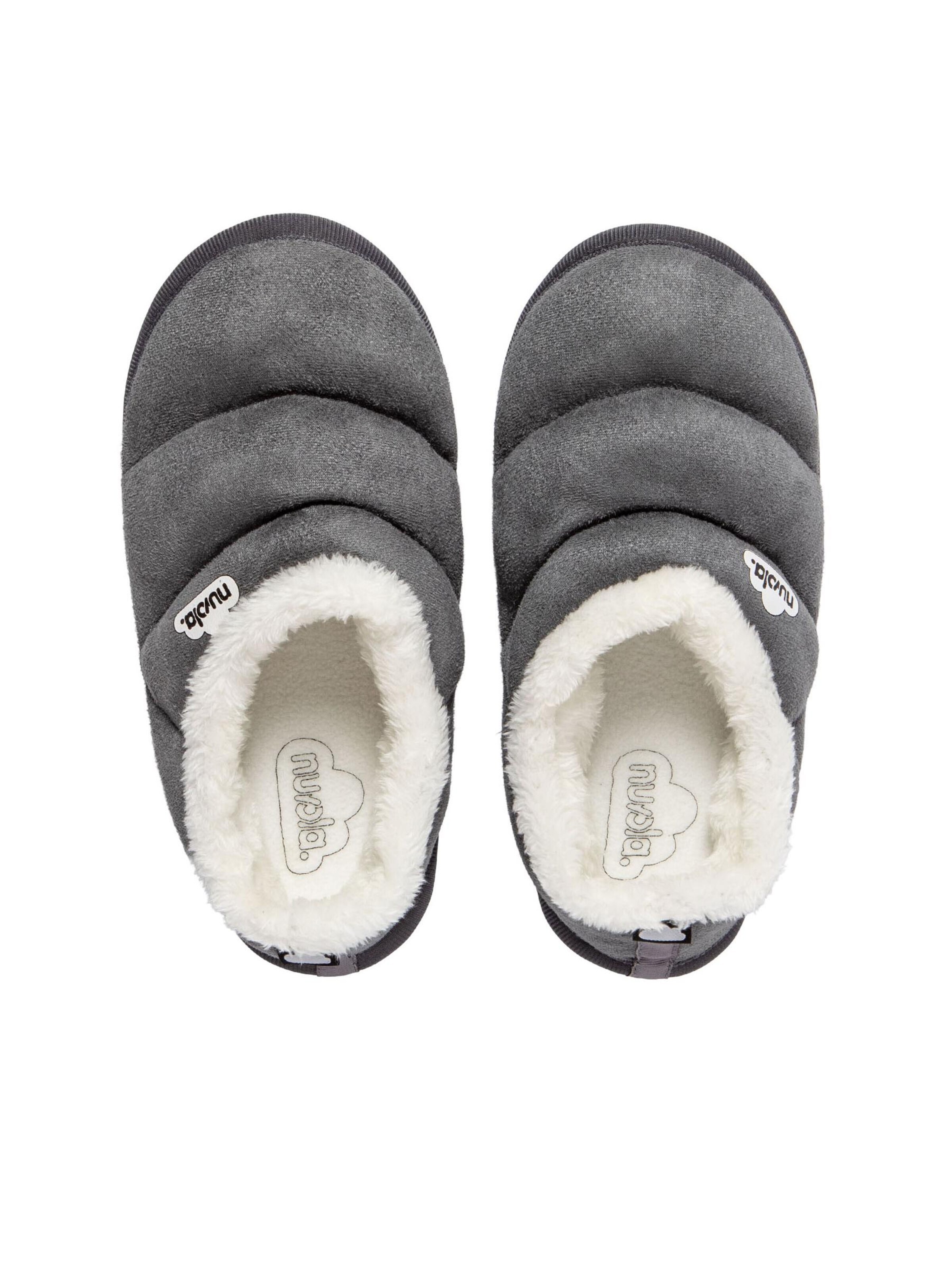 Pantoufle 'Classic Velvet' Nuvola. en gris