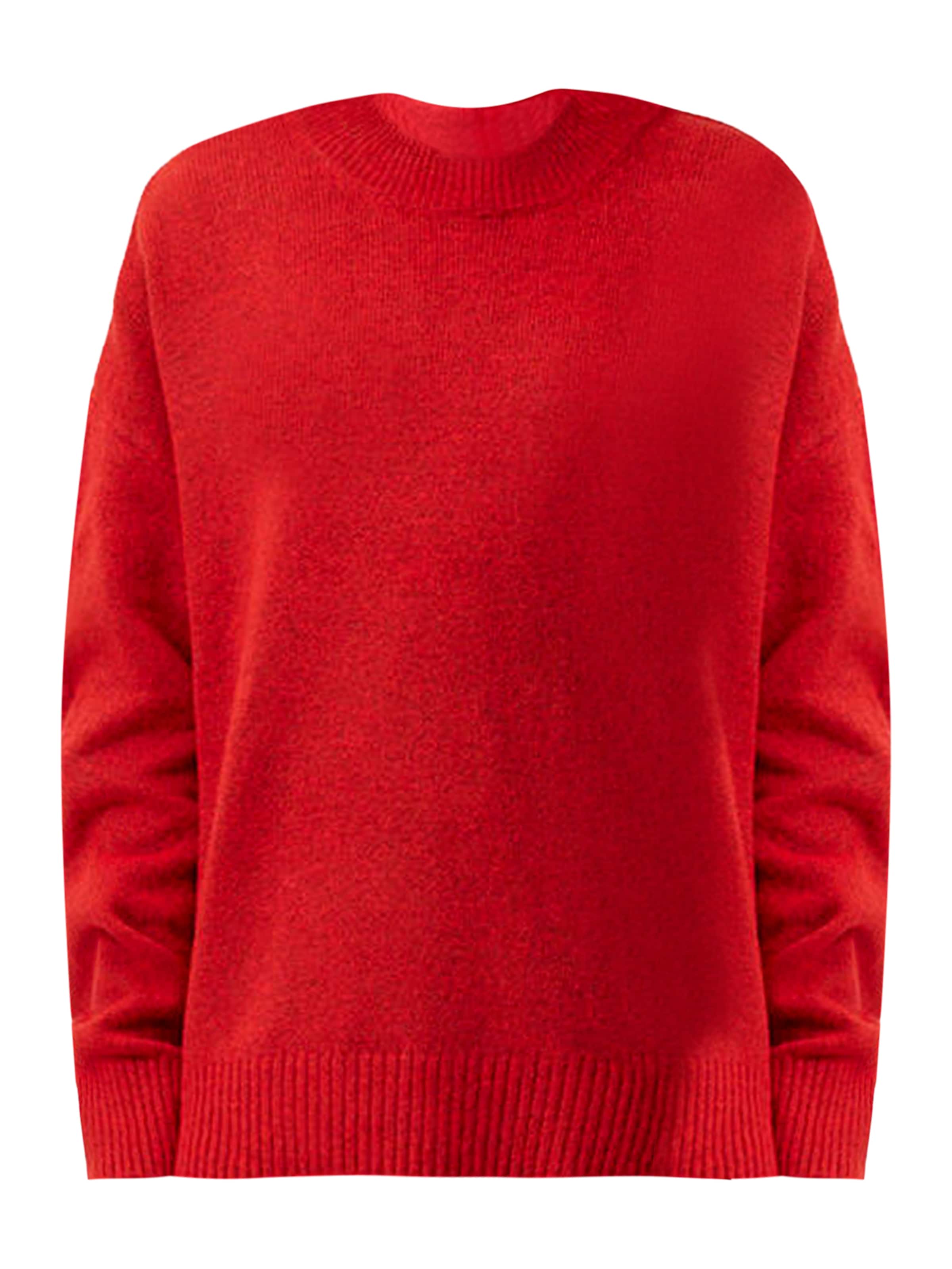 Touche Prive Trui in de kleur Rood, Productweergave