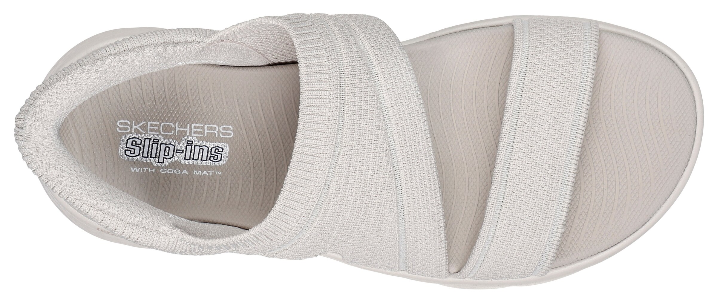 SKECHERS Sandale in Grau